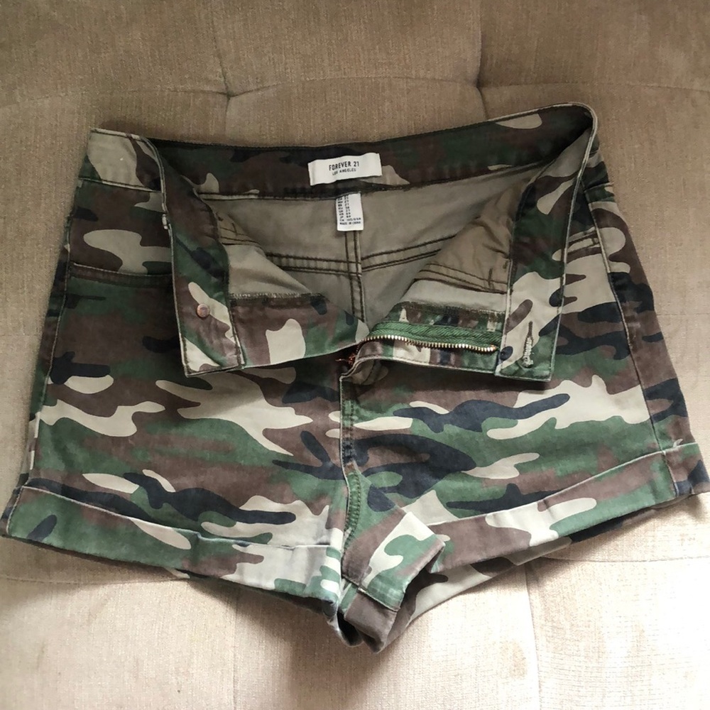 Forever 21 Camouflage Shorts